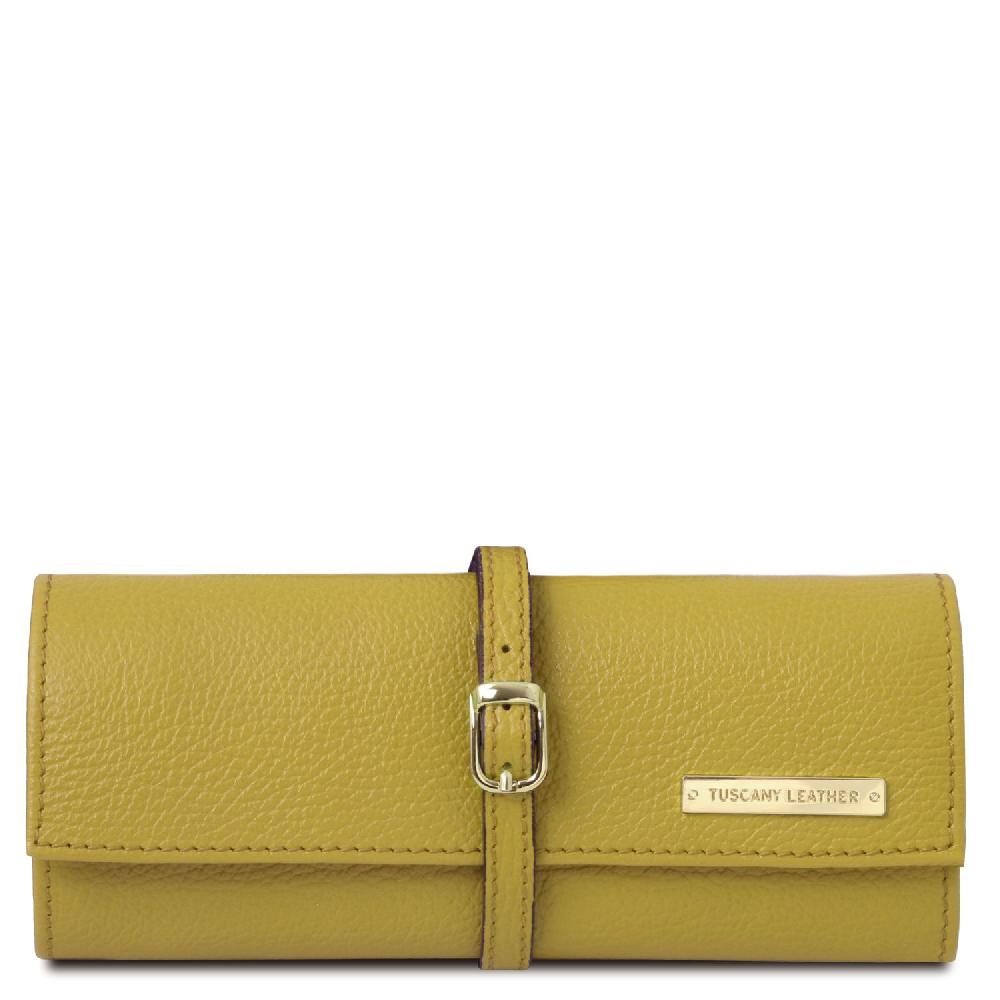 Tuscany Leather Portagioie in Pelle Morbida Saldi Di Fabbrica