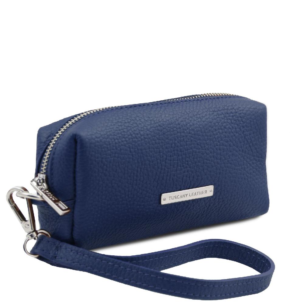 Tuscany Leather Trousse in Pelle Morbida In Saldo