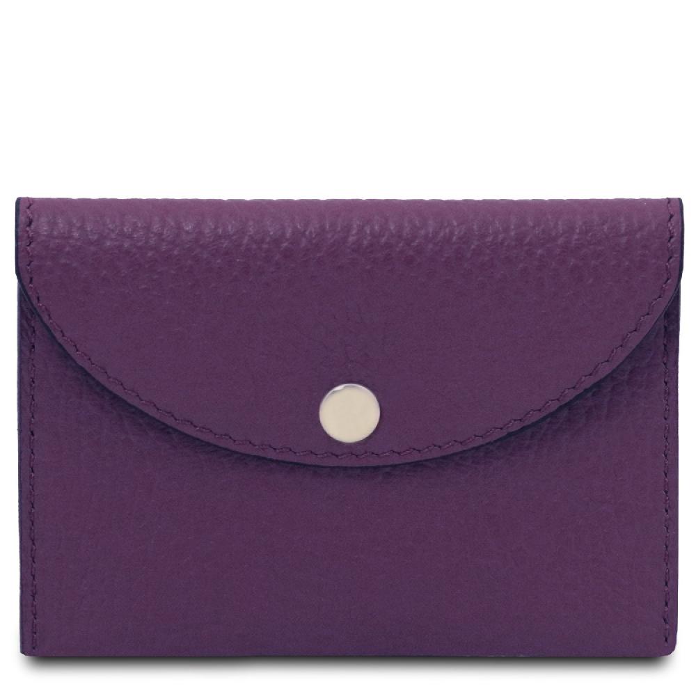 Tuscany Leather Porta Biglietti da Visita / Carte di Credito in Pelle Qualità