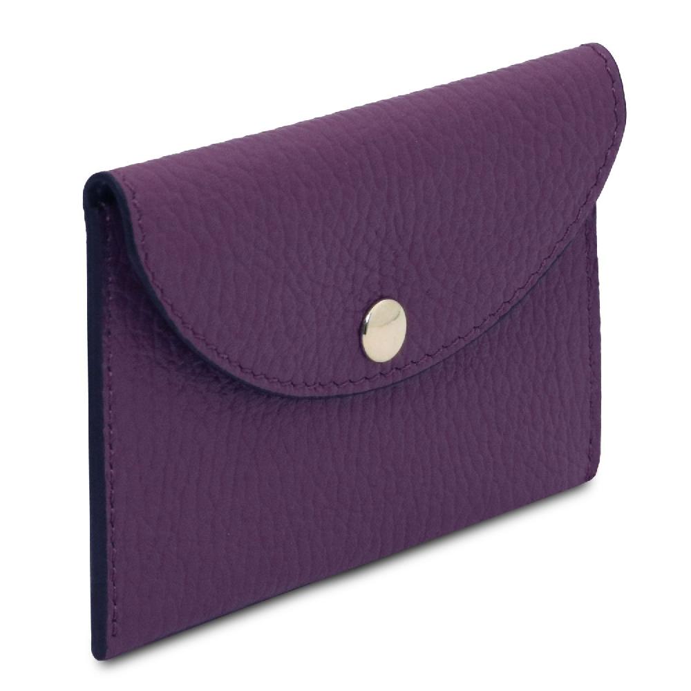 Tuscany Leather Porta Biglietti da Visita / Carte di Credito in Pelle Qualità