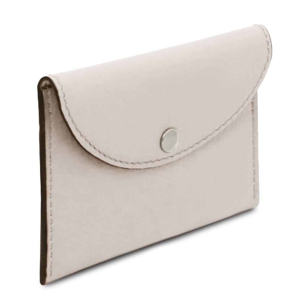 Tuscany Leather Porta Biglietti da Visita / Carte di Credito in Pelle Pezzi Unici