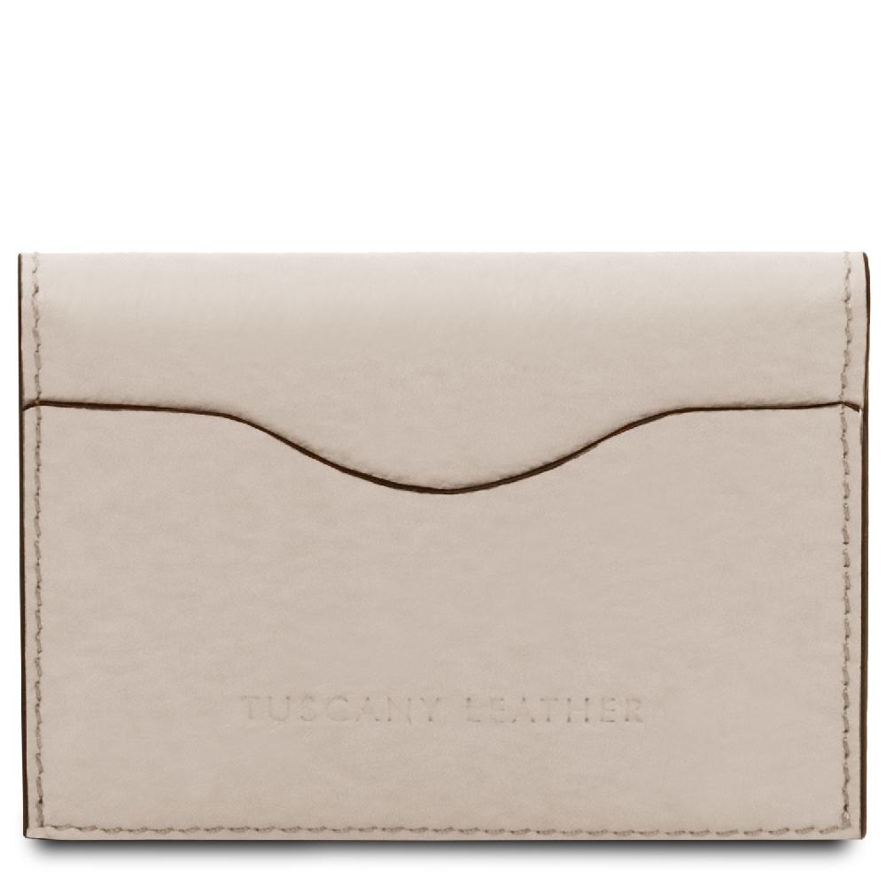 Tuscany Leather Porta Biglietti da Visita / Carte di Credito in Pelle Pezzi Unici