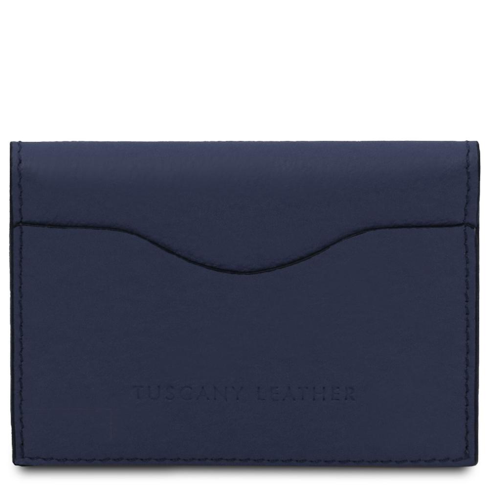 Tuscany Leather Porta Biglietti da Visita / Carte di Credito in Pelle Soddisfazione Garantita