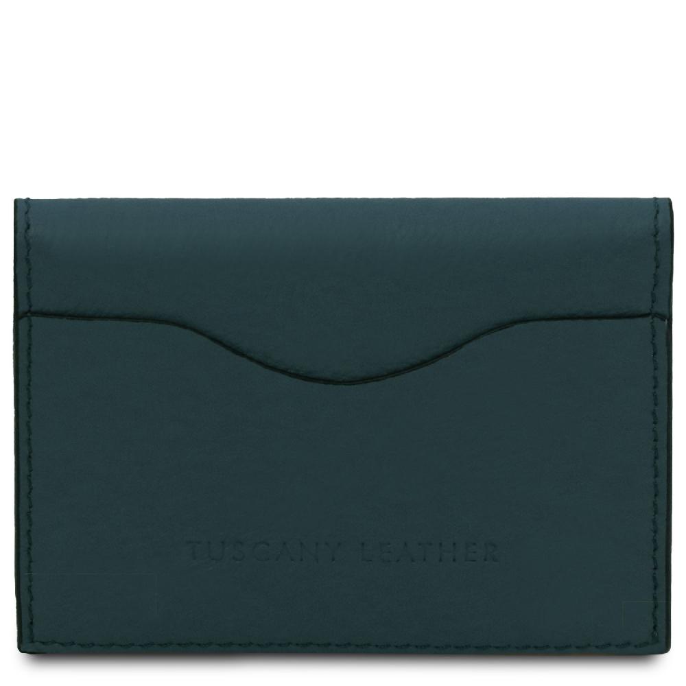Tuscany Leather Porta Biglietti da Visita / Carte di Credito in Pelle Qualità Garantita