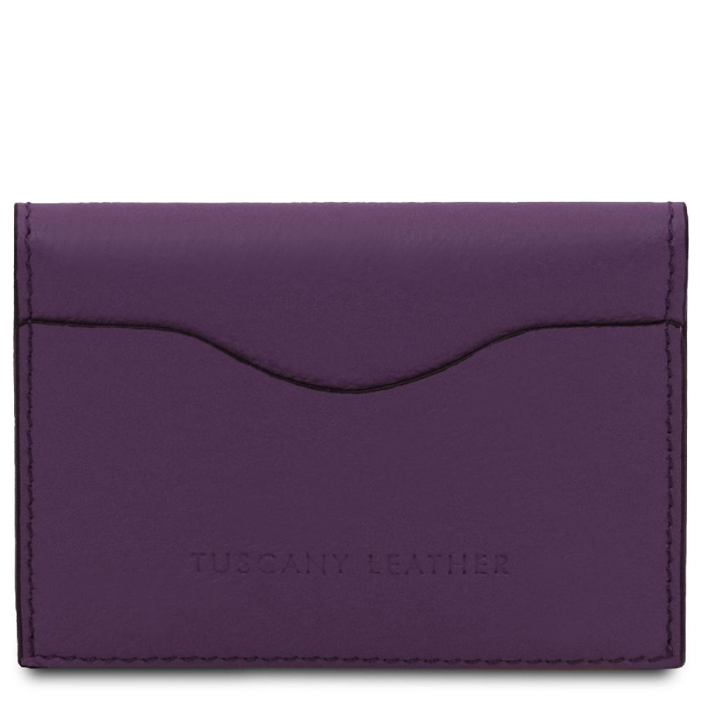 Tuscany Leather Porta Biglietti da Visita / Carte di Credito in Pelle Promozione Limitata