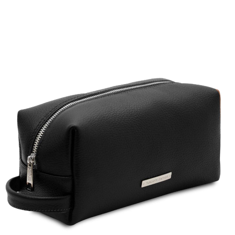 Tuscany Leather Beauty Case in Pelle Morbida Presa