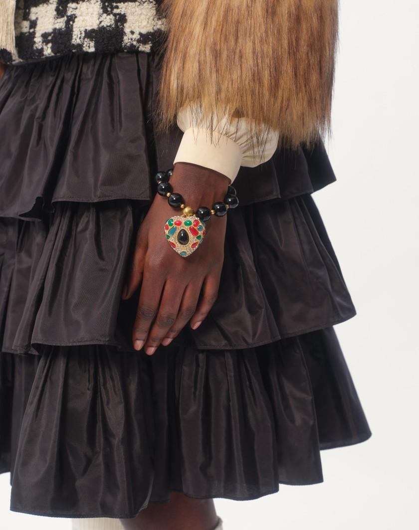 Valentino Handbags Bracciale Coeur Royal In Metallo Resina Smalto per Donna in Multicolor | Valentino IT Italia