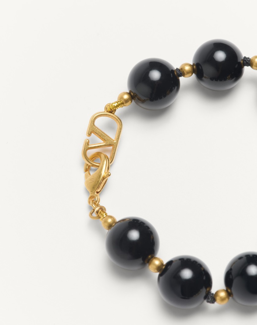 Valentino Handbags Bracciale Coeur Royal In Metallo Resina Smalto per Donna in Multicolor | Valentino IT Italia