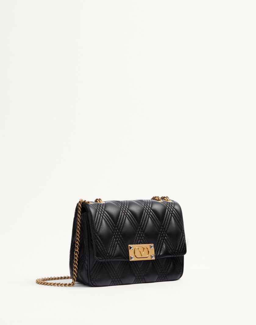 Valentino Handbags Borsa A Spalla Media Valentino Garavani Quiltie 67 In Nappa Trapuntata per Donna in Nero | Valentino IT 2025