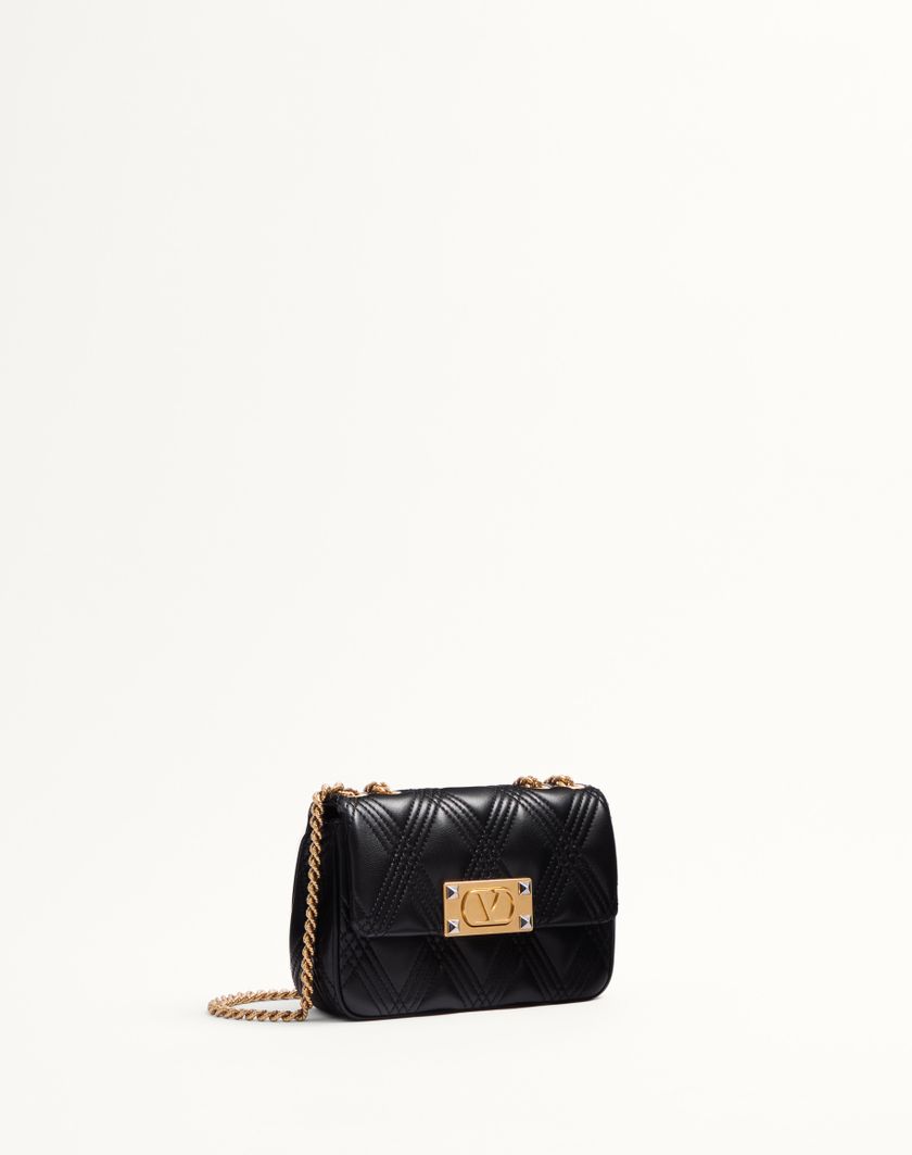Valentino Handbags Borsa A Spalla Piccola Valentino Garavani Quiltie 67 In Nappa Trapuntata per Donna in Avorio | Valentino IT Vendite Flash