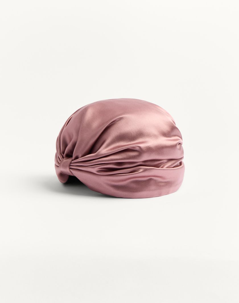 Valentino Handbags Turbante Foulard In Seta per Donna in Oro/rosa | Valentino IT Spedizione Gratuita