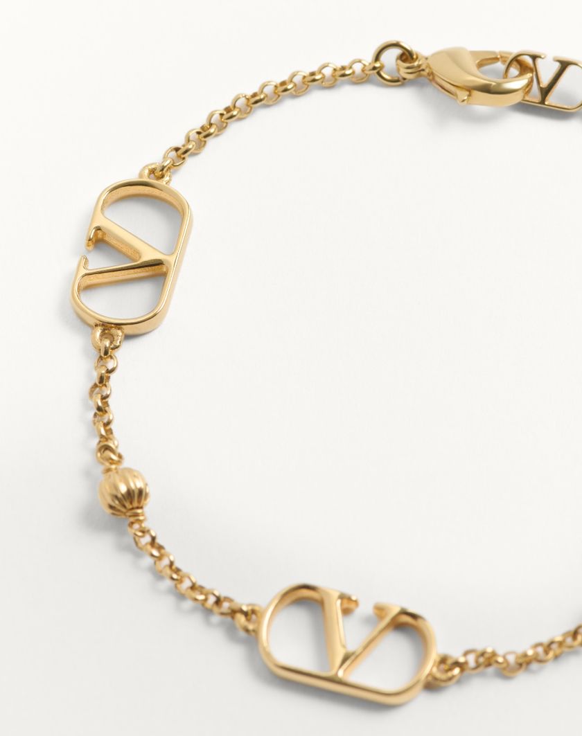 Valentino Handbags Bracciale Vlogo Signature In Metallo per Donna in Oro | Valentino IT Negozi Online