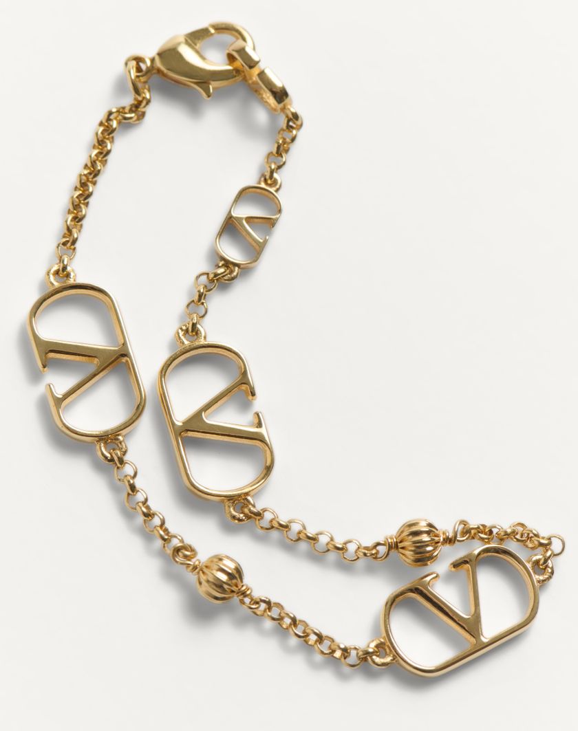 Valentino Handbags Bracciale Vlogo Signature In Metallo per Donna in Oro | Valentino IT Negozi Online