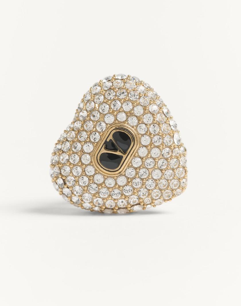 Valentino Handbags Orecchini Coeur Royal In Metallo Smalto E Cristalli Swarovski® per Donna in Multicolor | Valentino IT Promozione Limitata