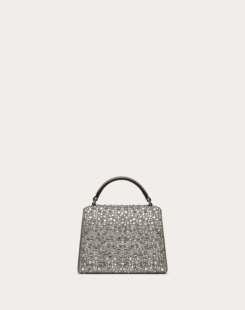 Valentino Handbags Borsa A Mano Mini Vsling Ricamata per Donna in Crystal | Valentino IT In Saldo