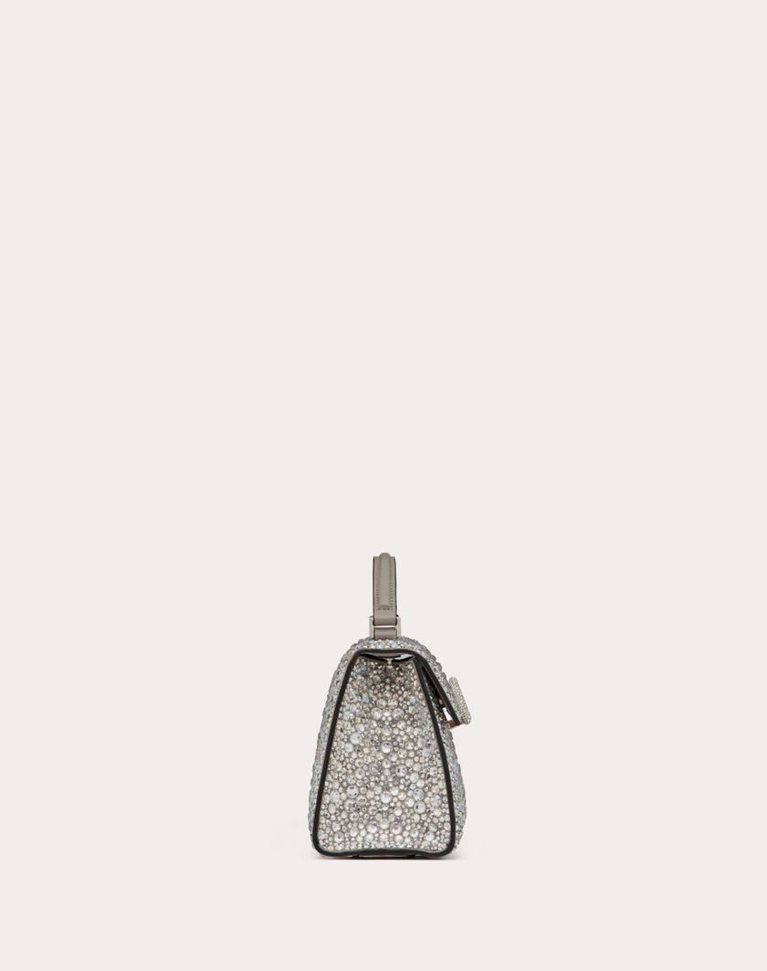 Valentino Handbags Borsa A Mano Mini Vsling Ricamata per Donna in Crystal | Valentino IT In Saldo