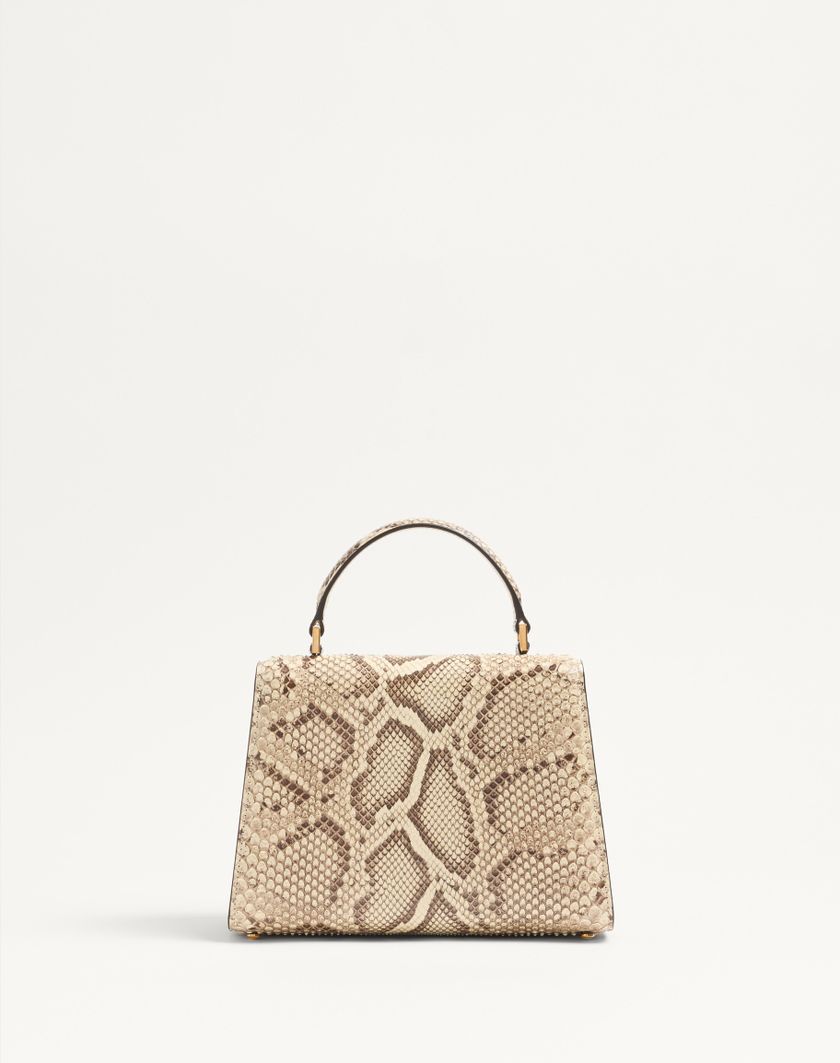 Valentino Handbags Borsa A Mano Piccola Valentino Garavani Vsling In Pitone per Donna in Avorio | Valentino IT Moda