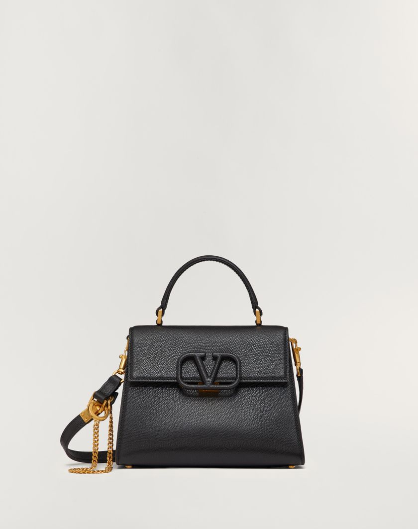 Valentino Handbags Borsa A Mano Piccola Vsling In Vitello Granato per Donna in Clay/rose Quartz | Valentino IT