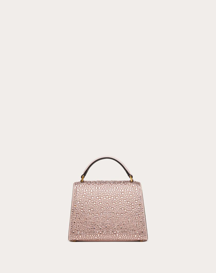 Valentino Handbags Borsa A Mano Mini Vsling Ricamata per Donna in Rose Quartz | Valentino IT Vendita