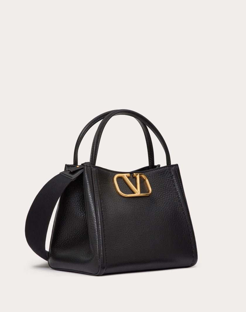 Valentino Handbags Borsa A Mano Media Valentino Garavani Alltime In Vitello Granato per Donna in Mandorla | Valentino IT Shopping Online