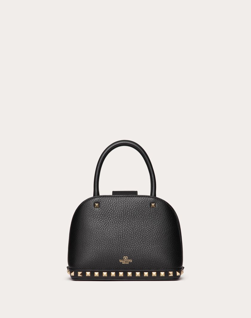 Valentino Handbags Borsa Piccola A Mano Valentino Garavani Rockstud In Vitello Granato per Donna in Poudre | Valentino IT Sconto