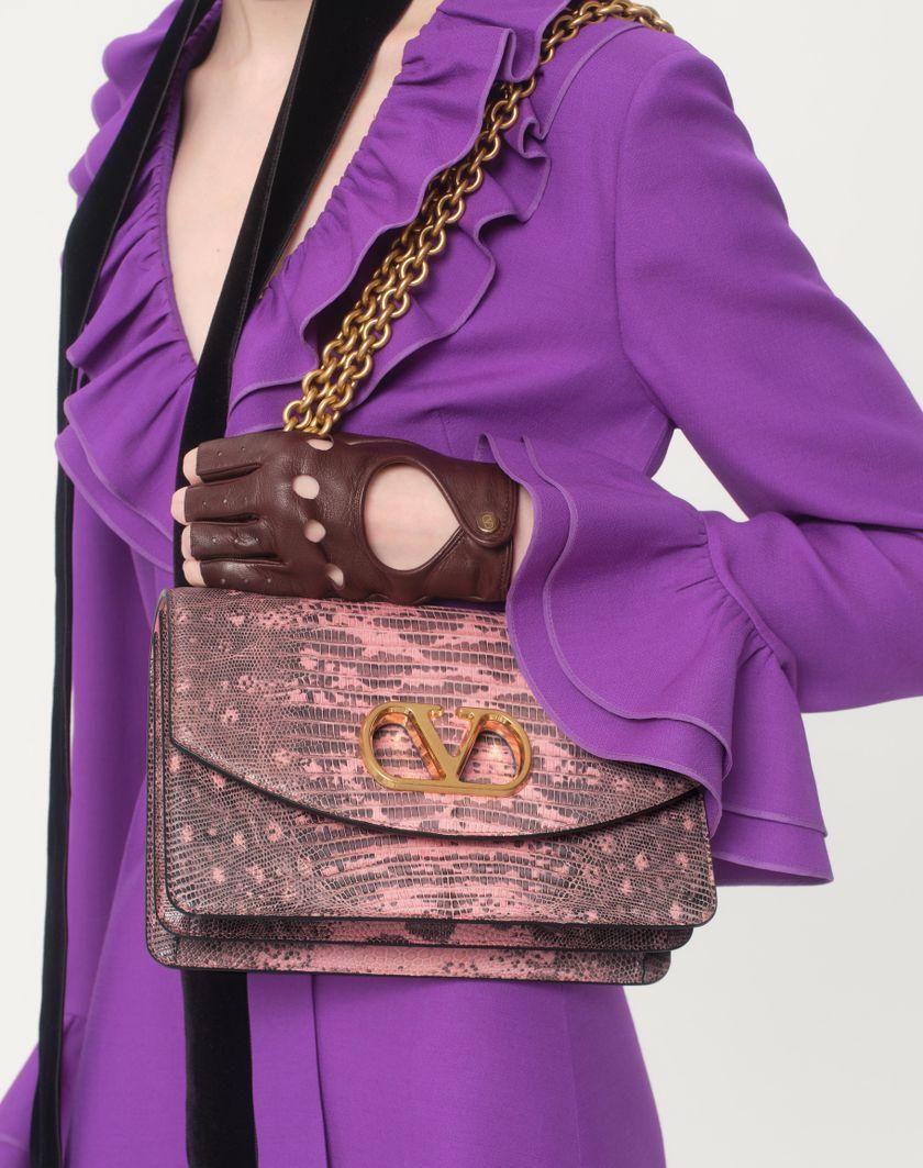 Valentino Handbags Borsa A Spalla Valentino Garavani Vain In Tejus per Donna in Rosa | Valentino IT Offerta