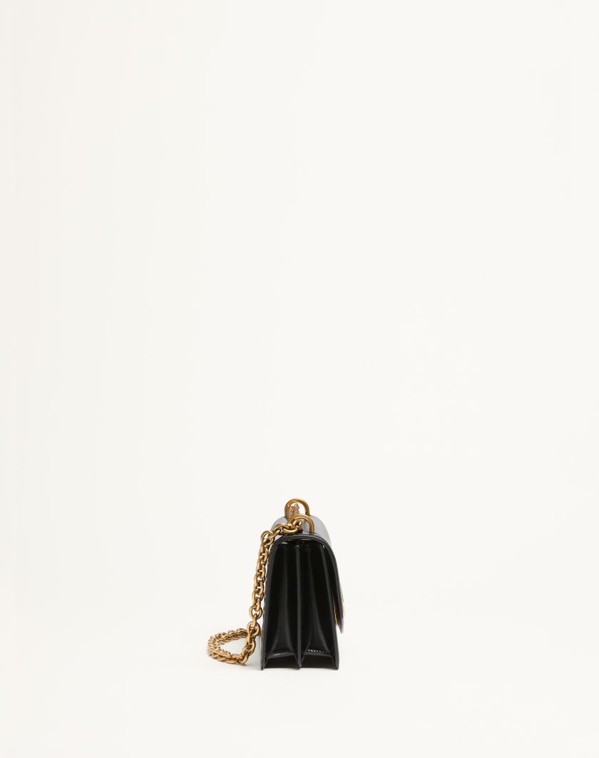 Valentino Handbags Borsa Piccola A Spalla Valentino Garavani Vain In Vitello Lucido per Donna in Nero | Valentino IT Outlet