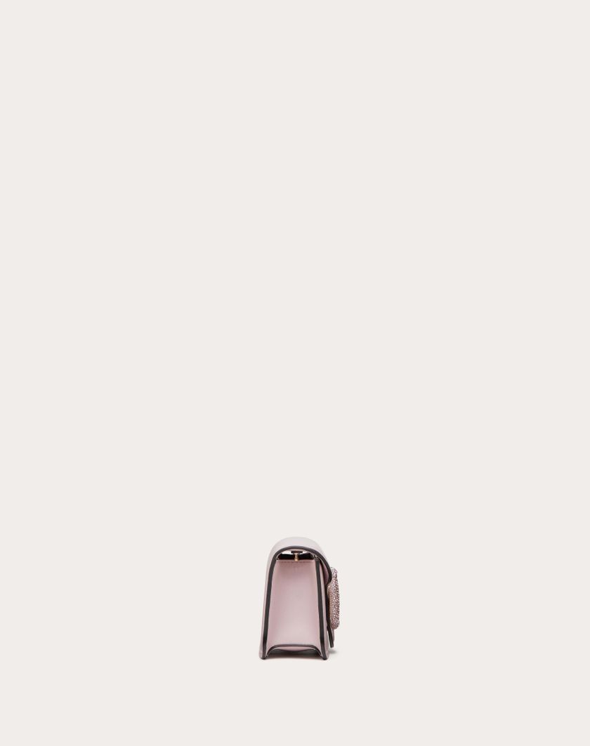Valentino Handbags Borsa Piccola A Spalla Valentino Garavani Locò Con Logo Gioiello per Donna in Water Lilac | Valentino IT Italy