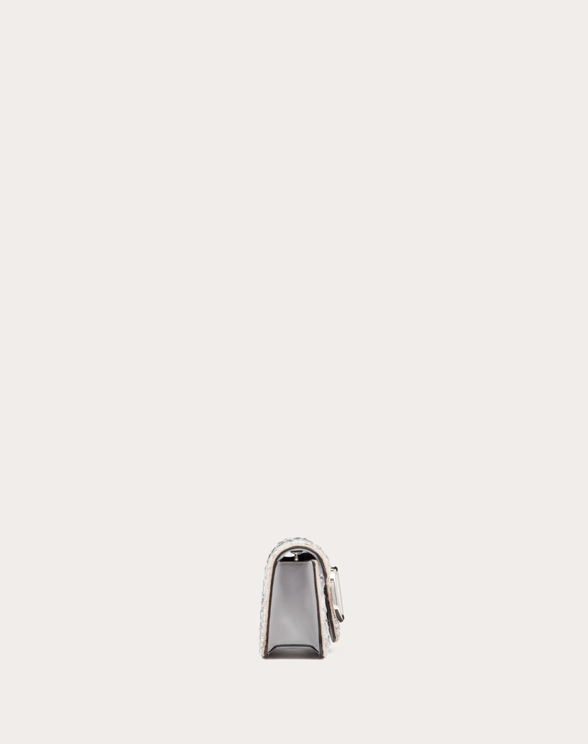 Valentino Handbags Borsa Piccola A Spalla Locò Con Cristalli per Donna in Argento | Valentino IT Promozione