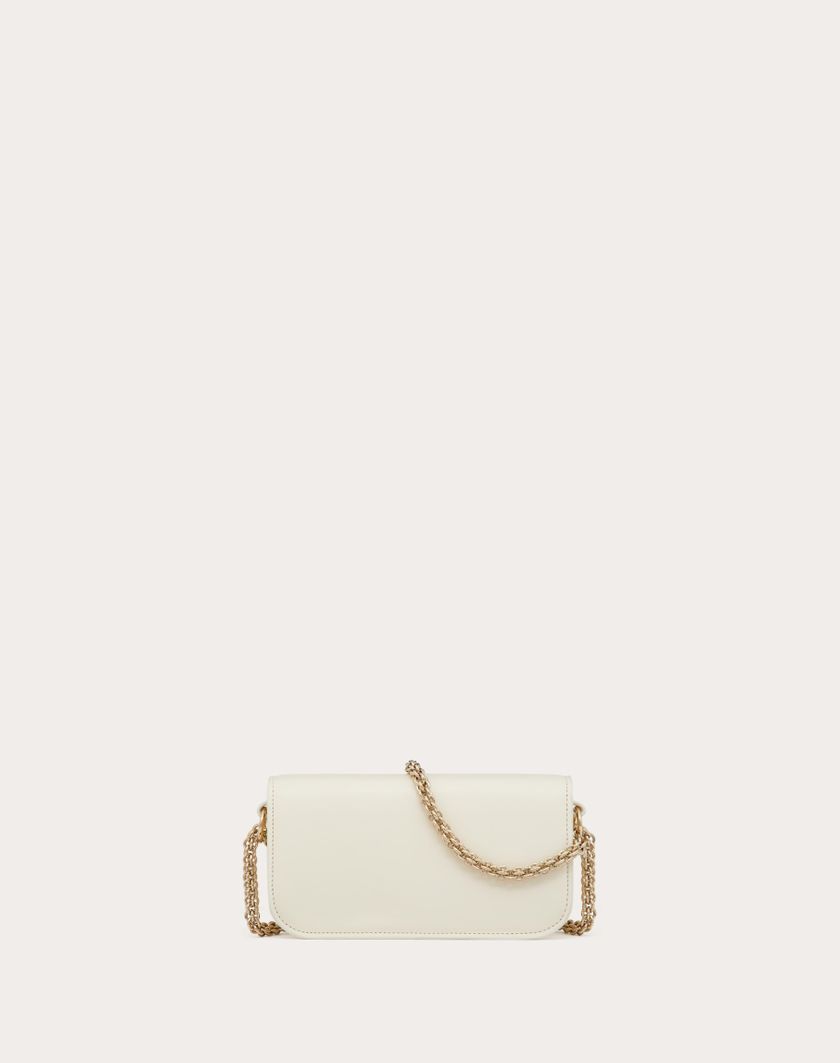 Valentino Handbags Borsa Piccola A Spalla Valentino Garavani Locò In Vitello per Donna in Avorio | Valentino IT Negozi Online