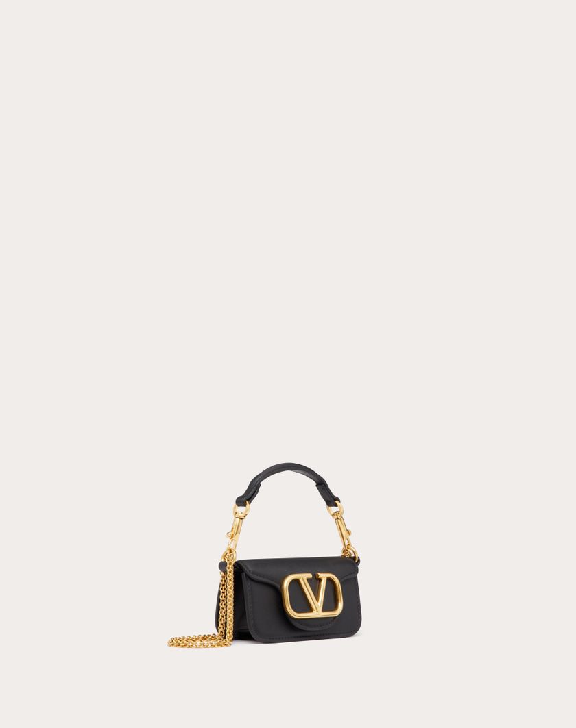 Valentino Handbags Borsa Micro Con Catena Valentino Garavani Locò In Vitello per Donna in Rose Cannelle | Valentino IT Sottocosto