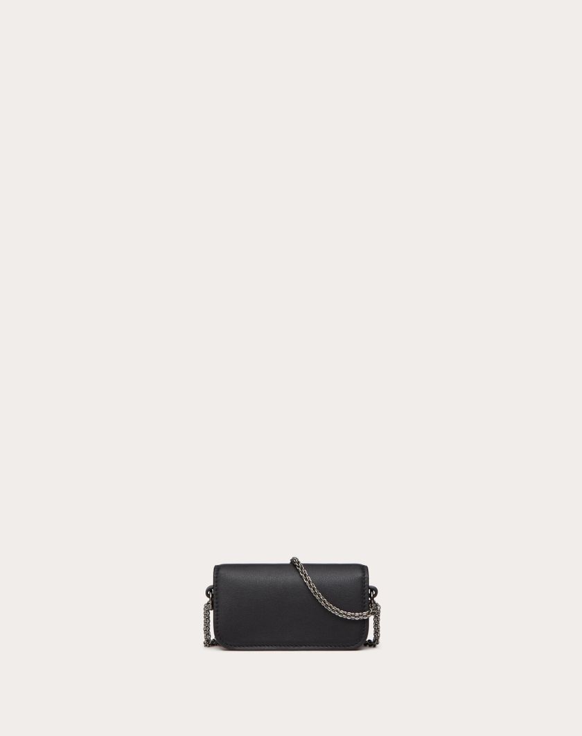 Valentino Handbags Borsa Micro Con Catena Valentino Garavani Locò Con Logo Gioiello per Donna in Nero | Valentino IT Novità