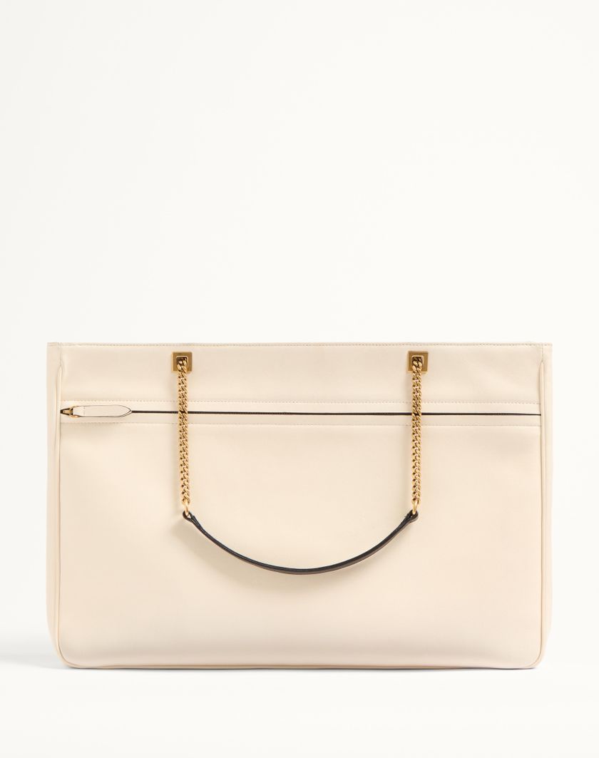 Valentino Handbags Borsa Shopping Grande Valentino Garavani Viva Superstar In Nappa per Donna in Nero/marrone | Valentino IT Outlet