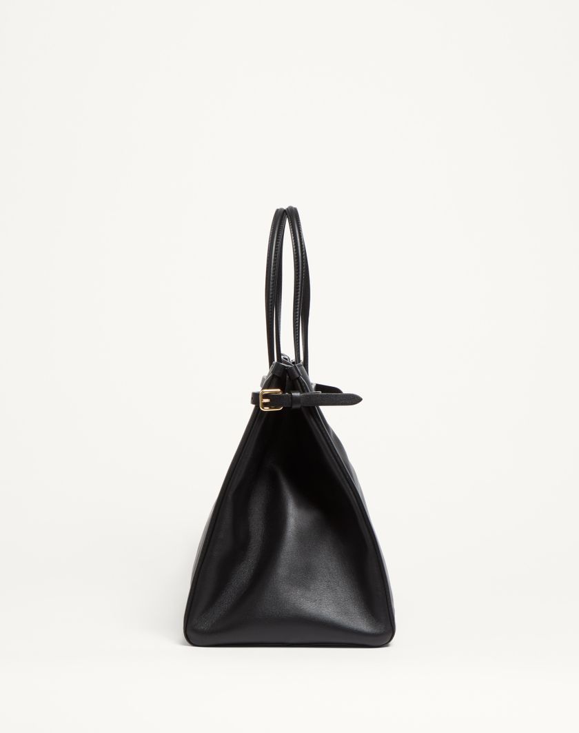 Valentino Handbags Borsa Shopping Media Valentino Garavani Antibes In Vitello per Donna in Nero | Valentino IT Hotsell