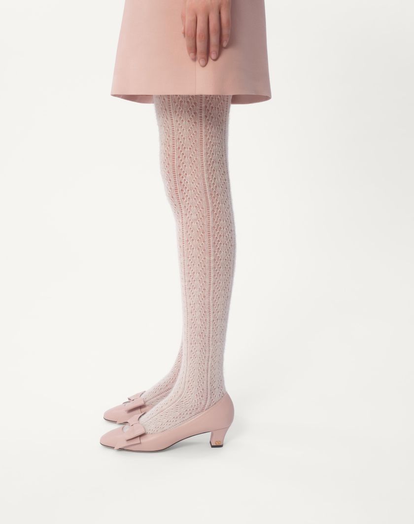 Valentino Handbags Abito Corto In Crepe Couture Ricamato per Donna in Rose Mist | Valentino IT Convenienza
