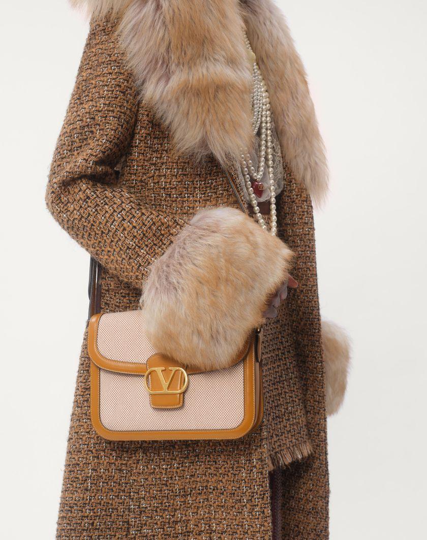 Valentino Handbags Cappotto In Fantasy Tweed per Donna in Marrone/multicolor | Valentino IT Sconto