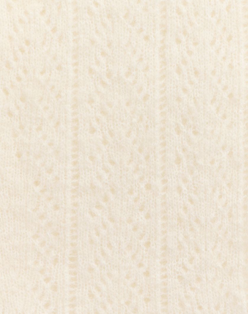 Valentino Handbags Collant In Mohair per Donna in Latte | Valentino IT Saldi Di Fabbrica