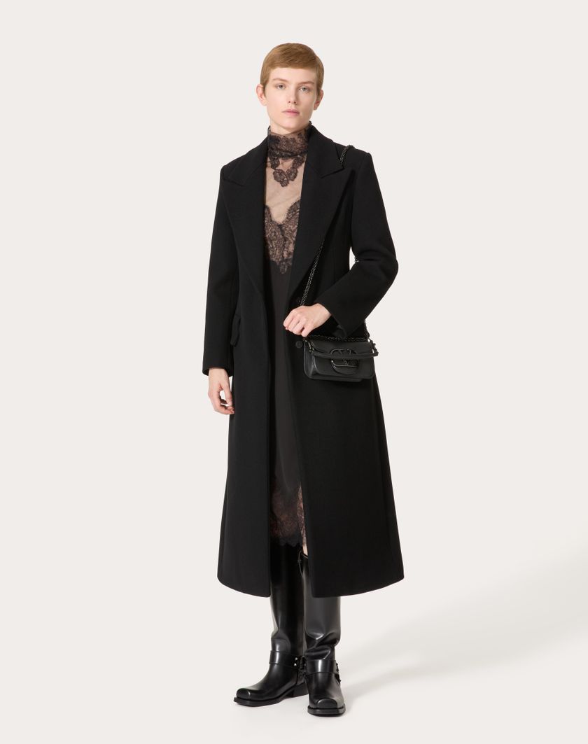 Valentino Handbags Abito Midi per Donna in Nero | Valentino IT Prezzo Ridotto