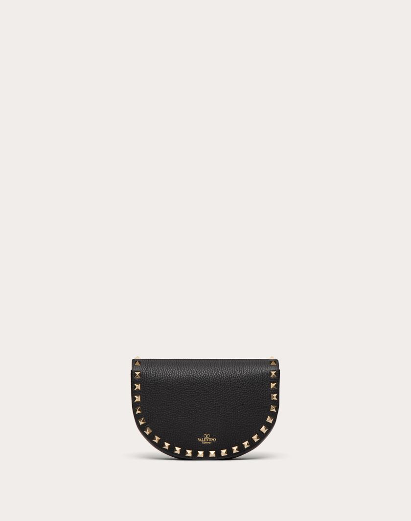 Valentino Handbags Mini Borsa A Tracolla Rockstud In Vitello Granato per Donna in Nero | Valentino IT I Più Venduti