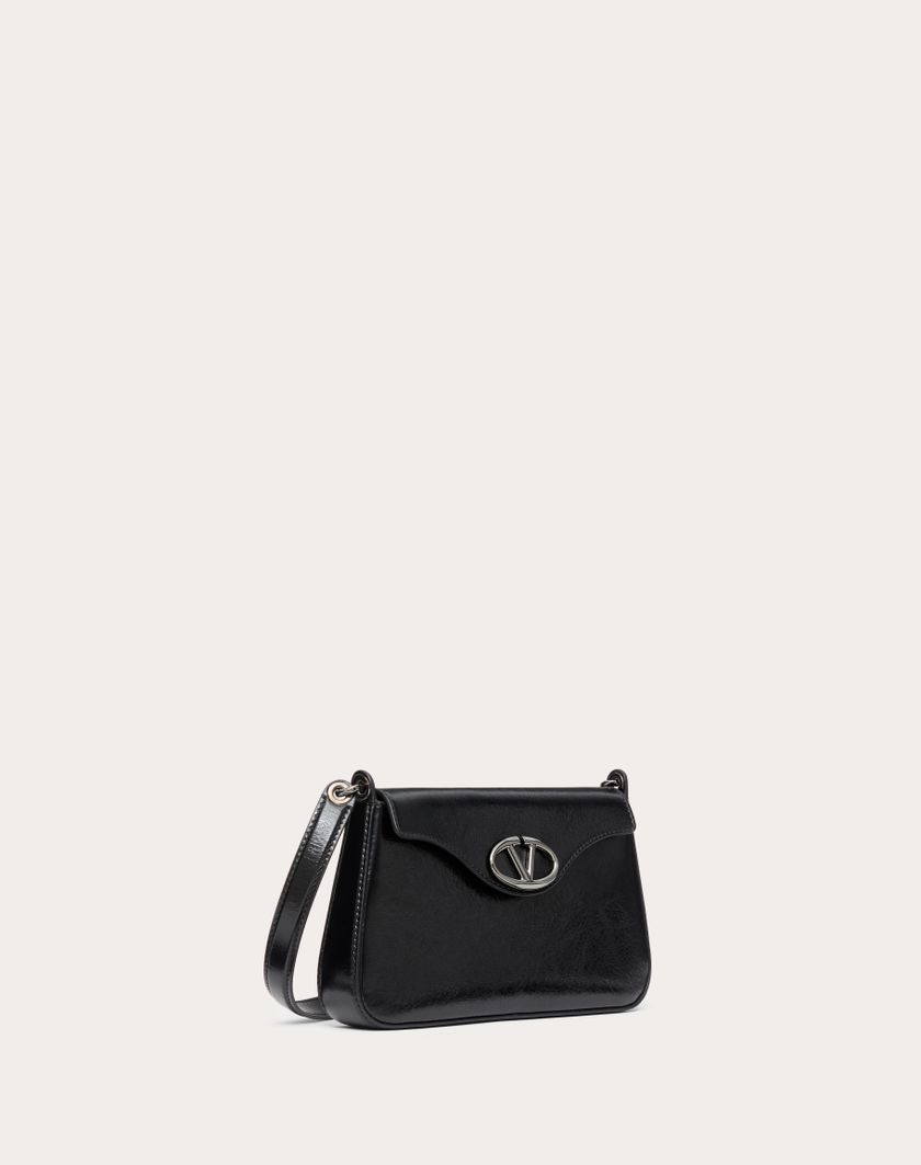Valentino Handbags Mini Borsa A Tracolla Vlogo The Bold Edition In Vitello Lucido per Donna in Nero | Valentino IT Acquista Ora