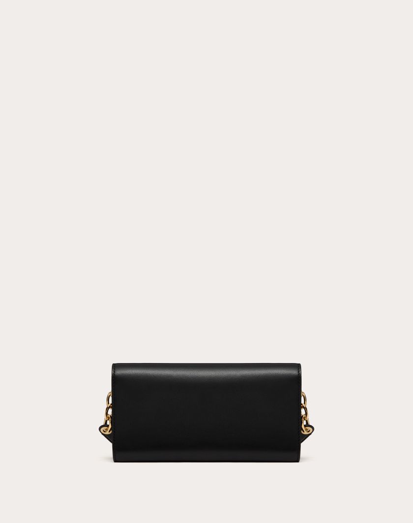 Valentino Handbags Portafoglio Con Tracolla Vlogo The Bold Edition In Nappa per Donna in Rose Quartz | Valentino IT Consegna Veloce