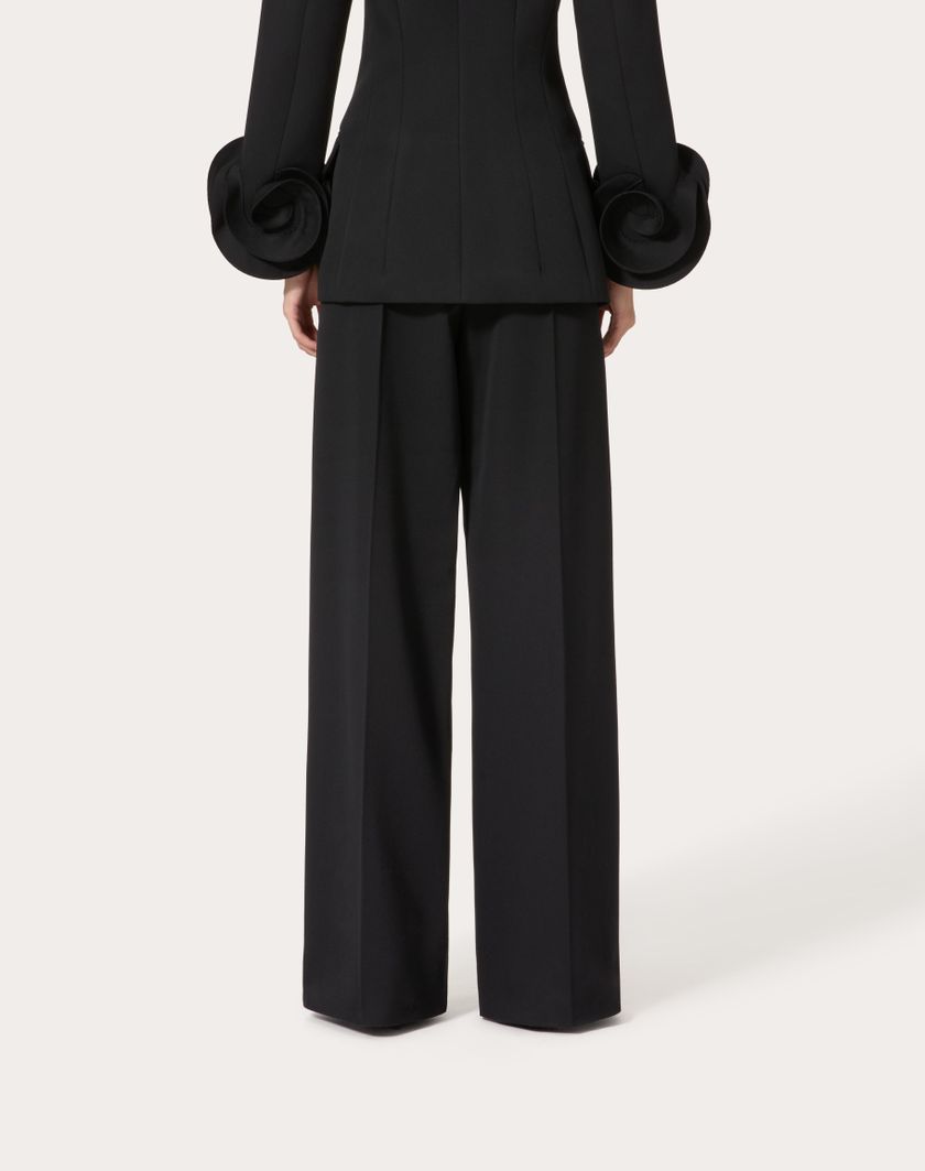 Valentino Handbags Pantalone In Grisaille per Donna in Nero | Valentino IT Sconto