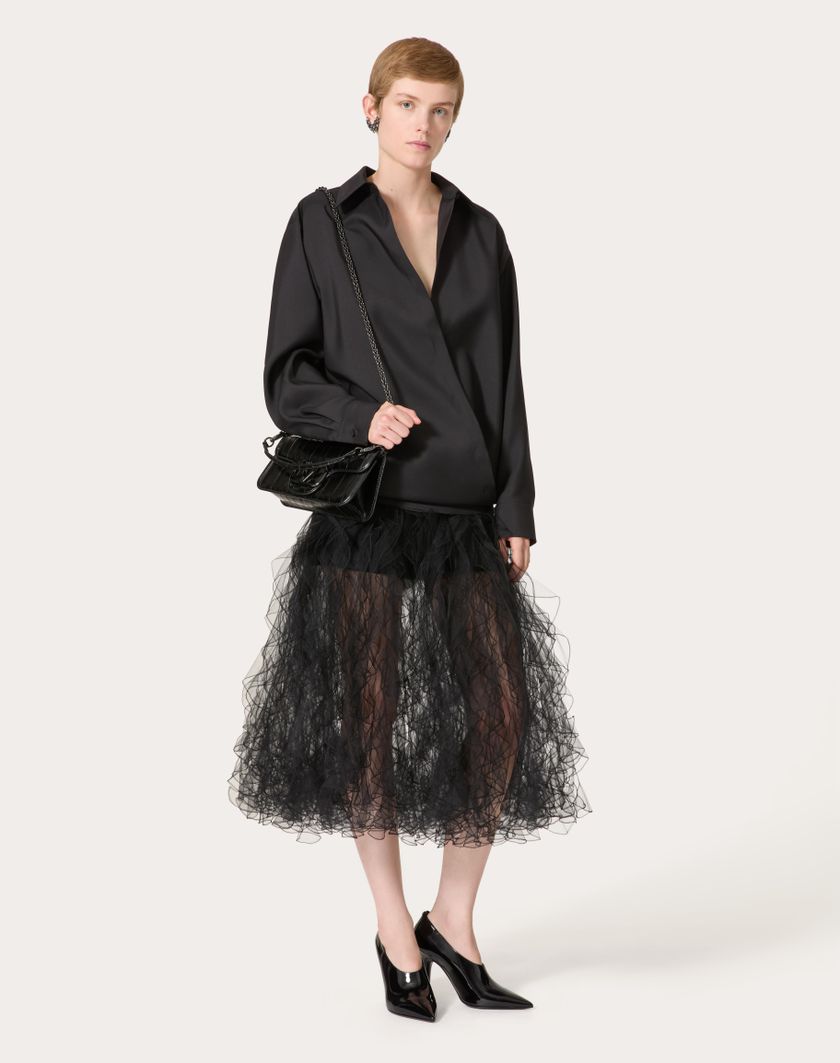 Valentino Handbags Camicia per Donna in Nero | Valentino IT Online