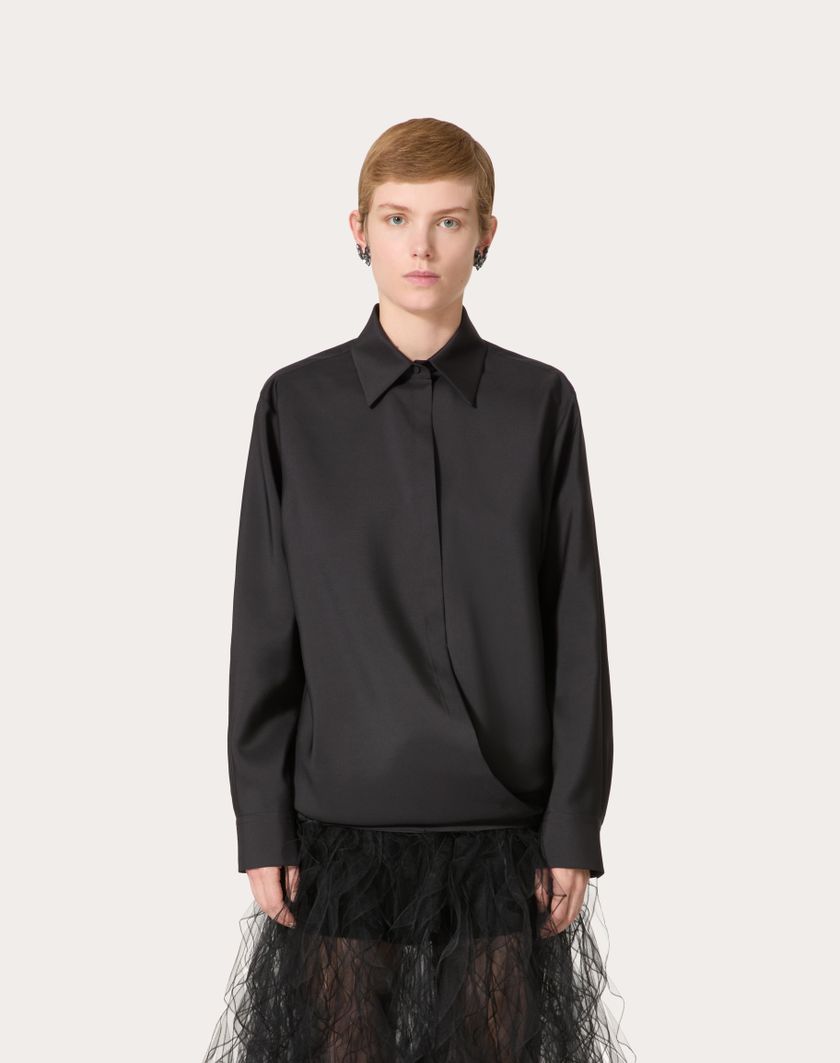 Valentino Handbags Camicia per Donna in Nero | Valentino IT Online