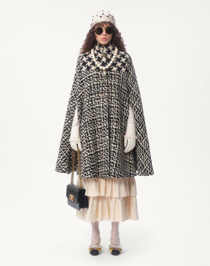 Valentino Handbags Gonna In Shantung per Donna in Crema | Valentino IT Promozione
