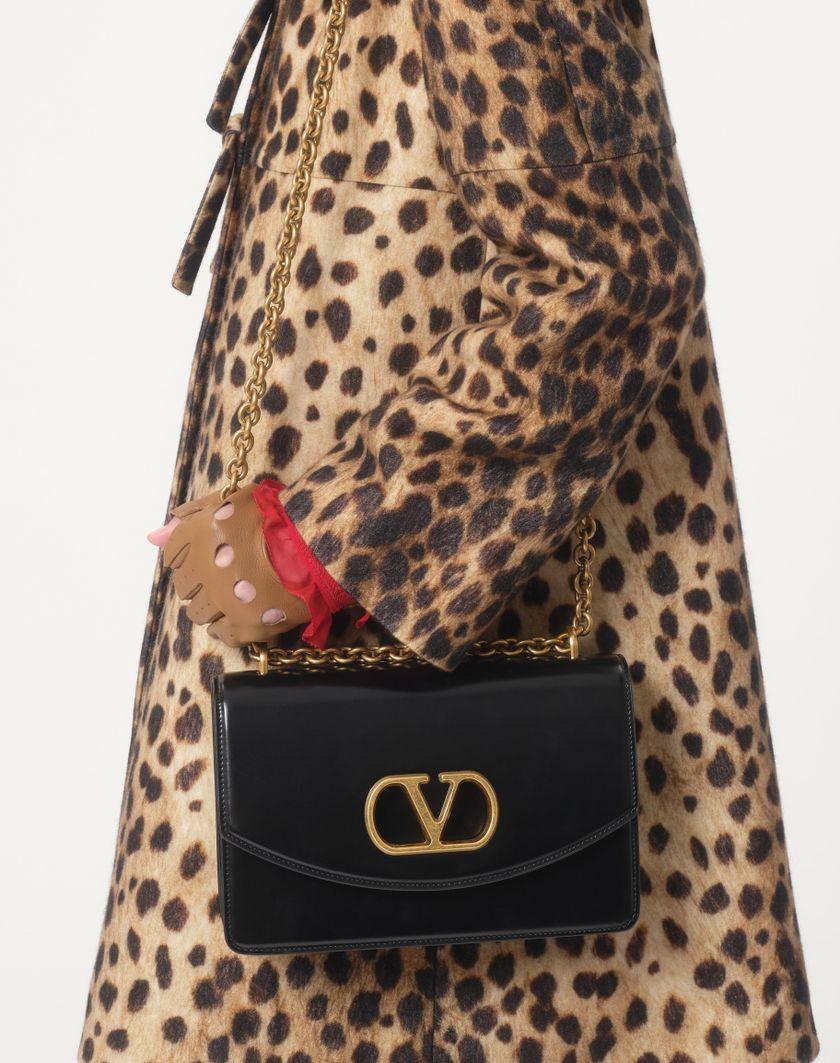 Valentino Handbags Cappotto In Panno Stampato Giaguaro Spots per Donna in Animalier | Valentino IT Pezzi Unici