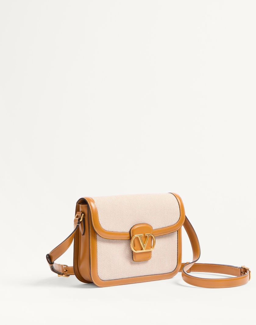 Valentino Handbags Borsa A Spalla Valentino Garavani 9to5 In Canvas per Donna in Beige | Valentino IT Promozione Limitata