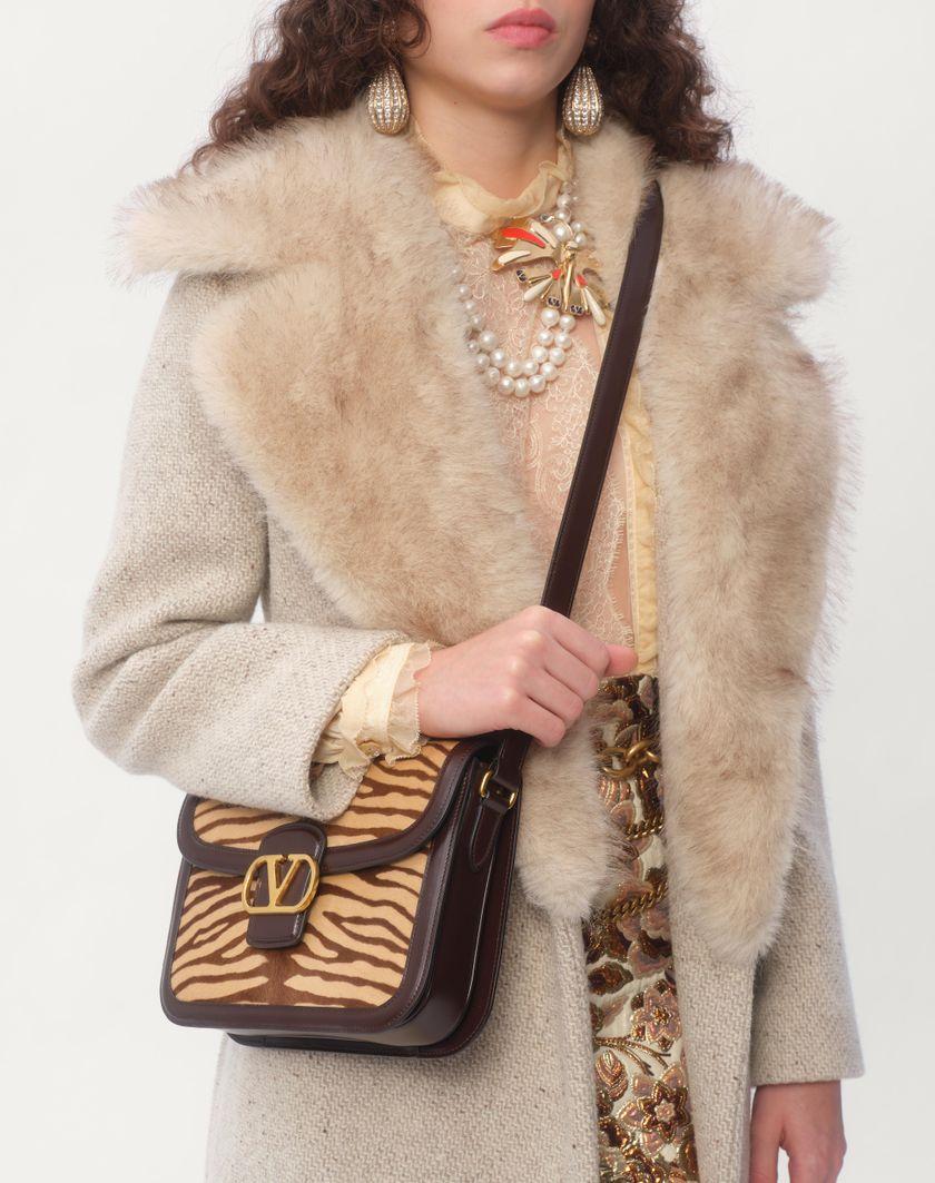 Valentino Handbags Borsa A Spalla Valentino Garavani 9to5 In Vitello Effetto Pony Animalier per Donna in Marrone | Valentino IT Prezzo Ridotto