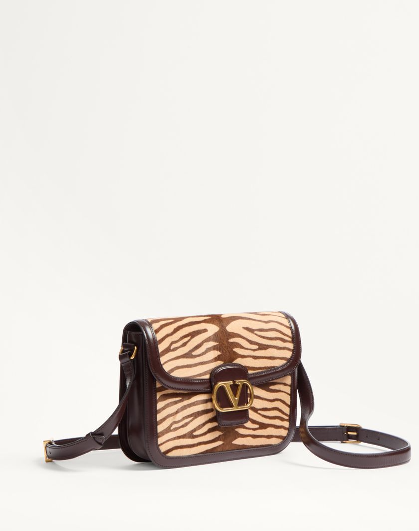 Valentino Handbags Borsa A Spalla Valentino Garavani 9to5 In Vitello Effetto Pony Animalier per Donna in Marrone | Valentino IT Prezzo Ridotto