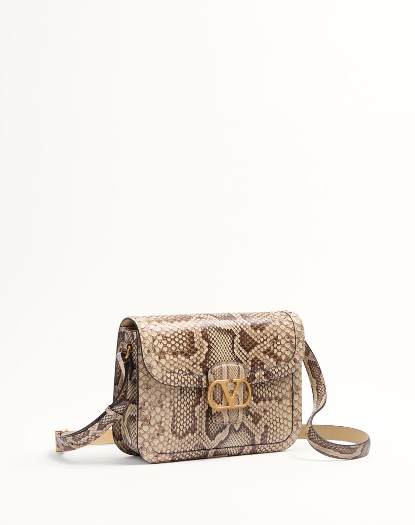 Valentino Handbags Borsa A Spalla Valentino Garavani 9to5 In Pitone per Donna in Avorio | Valentino IT Sottocosto
